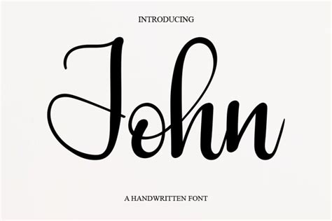 John Font Free Download - FreeFontDL