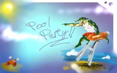 Pool Party Renekton by DinoJ-13 on DeviantArt