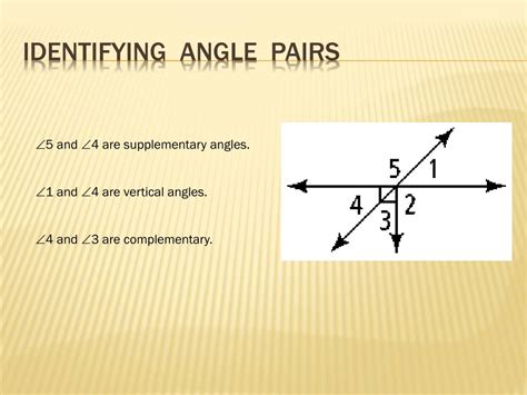 PPT - Exploring Angle Pairs PowerPoint Presentation, free download - ID ...