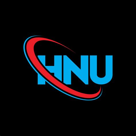 HNU logo. HNU letter. HNU letter logo design. Initials HNU logo linked ...