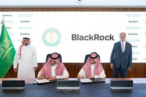 Saudi Arabia's PIF signs agreement with US-based BlackRock to explore ...