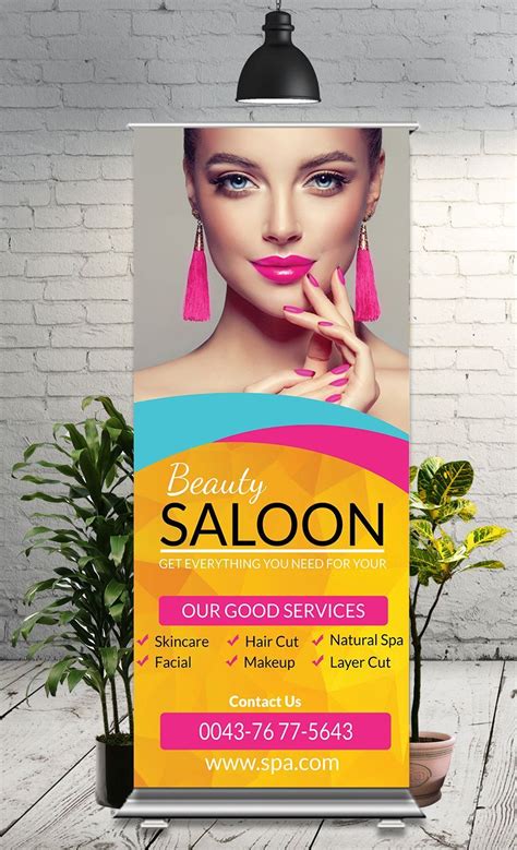 This Roll-Up Banner Template is perfectly suitable for promoting your ...