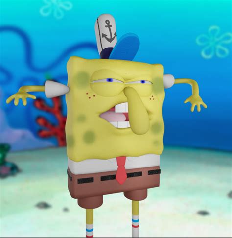 Spongebob funny face - Finished Projects - Blender Artists Community