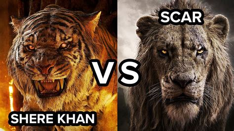 Shere Khan VS Scar - Who Is The Better Villain? - YouTube