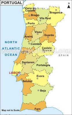 Portugal Regions Map