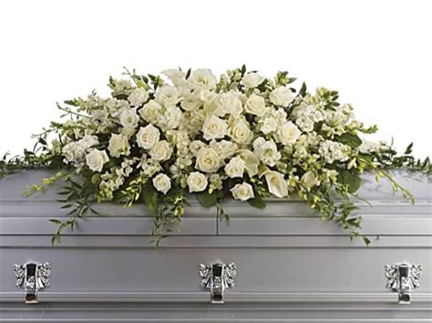 Purity and Peace Casket Spray - VIP Floral Designs