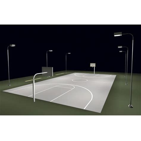 Full Court LED Lighting | LED Lights for Outdoor Basketball Courts ...