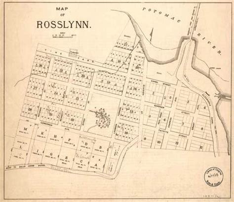 Reproductions of historic maps, bird's eye views, and more. Rosslyn ...