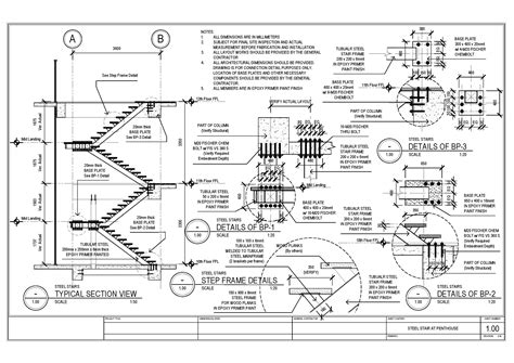 Steel Staircase Details Dwg - Image to u