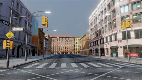 Low Poly Street Scene - Buy Royalty Free 3D model by Giimann [d238a2d ...