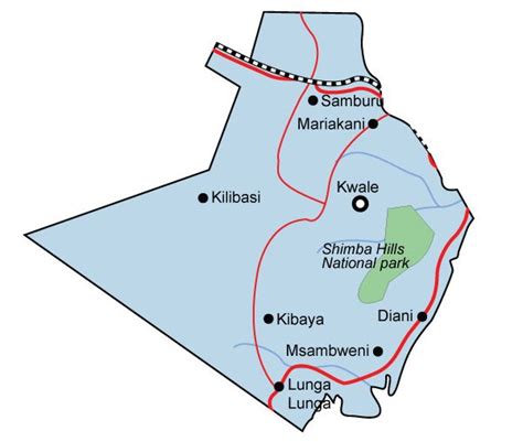 Kwale County Sub Counties , Wards, Map, and More - Wikitionary254