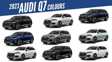 2023 Audi Q7 - All Color Options - Images | AUTOBICS - YouTube