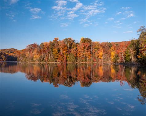 Fall Colors Showing At Bays Mountain – Kingsport, TN