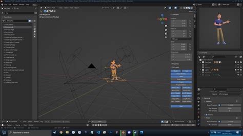 3D model Man Cartoon Character Rigged in Blender VR / AR / low-poly ...