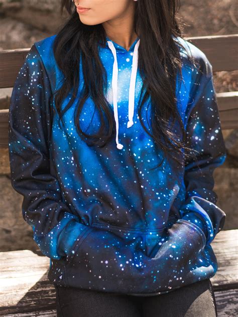 Blue Galaxy Unisex Hoodie - Electro Threads