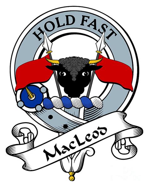 Macleod Clan Badge Drawing by Heraldry