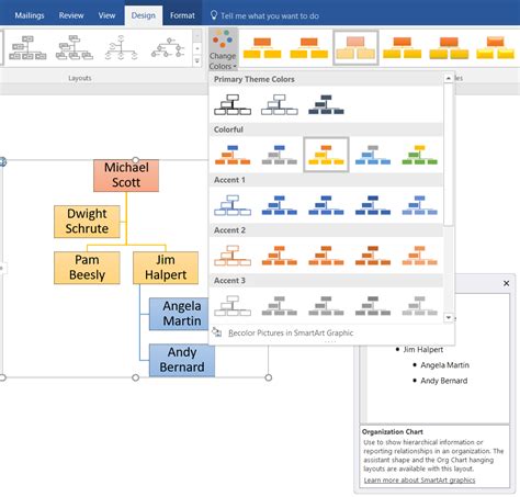 Organization Chart Template Word - Toptemplate.my.id