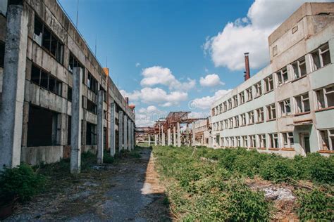 Abandoned City Concept, Abandoned Buildings, Perspective Stock Photo ...