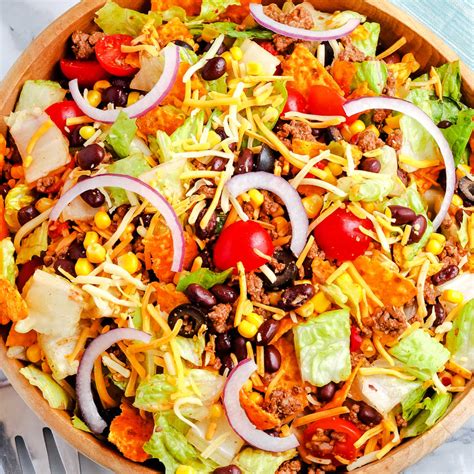 Doritos Taco Salad Recipe With Italian Dressing | Deporecipe.co