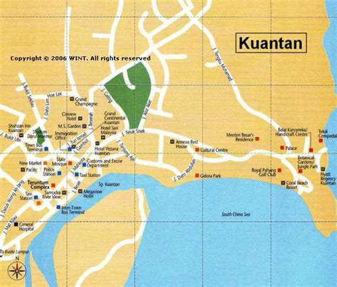 Kuantan Map