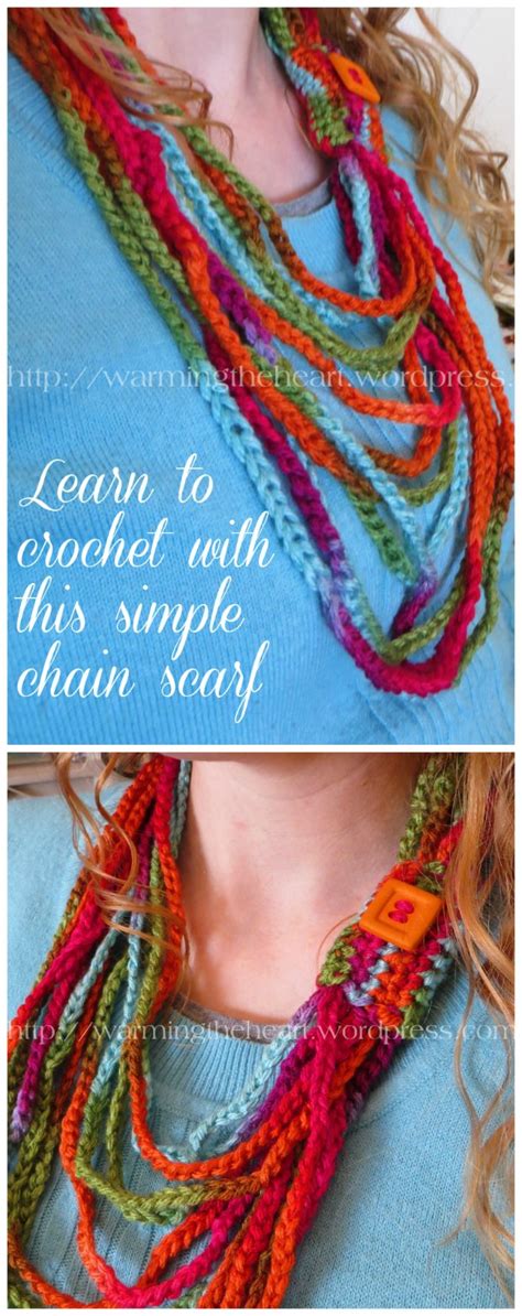 Crochet Chain Scarf - Crochet Beginner Project - Crochet News