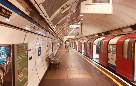 Oxford Circus Tube Station Oxford Street Central London England A Ghost ...