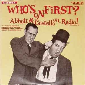 Abbott & Costello - Who's On First? | Releases | Discogs