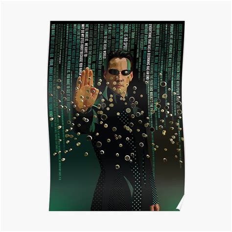 "Neo, The Matrix, Matrix Quotes" Poster for Sale by FuzionDezigns ...