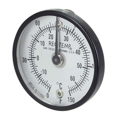 Surface Bimetal Thermometer - REOTEMP Instruments