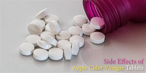 Side Effects of Apple Cider Vinegar Tablets - Lifestyletopia