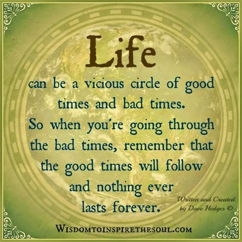 Wisdom To Inspire The Soul: Life can be a vicious circle. | Circle ...