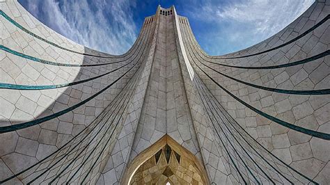 HD wallpaper: iran, azadi tower, tehran, architecture, landmark, sky ...