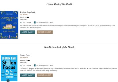 The Hub » Huge Sale and Books of the Month at Waterstones