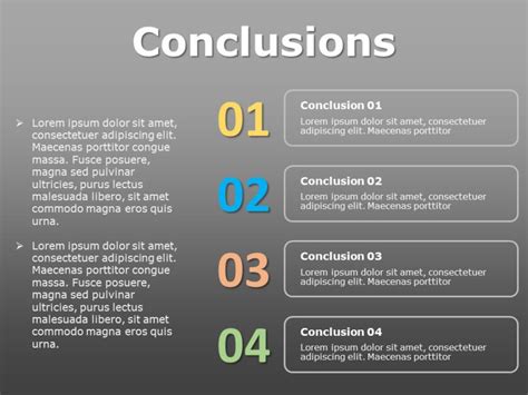 Conclusion Slide Powerpoint Examples For A Project - IMAGESEE