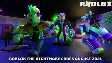 Roblox The Nightmare Codes 10 August 2021 | Roblox, Coding, Nightmare