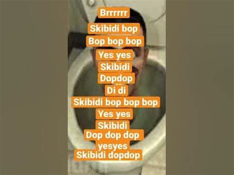 Skibidi toilet lyrics - YouTube