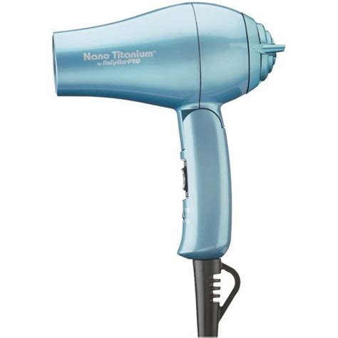 BaByliss Pro Nano Titanium Travel Dryer - Blue #BNT053TUC (Dual Voltage)