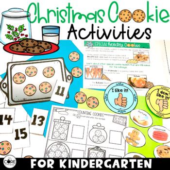 Cookie Day Themed Kindergarten Lessons - Christmas Activities | TpT