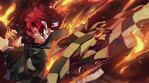 Tanjiro Dance Of The Fire God Live Wallpaper - WallpaperWaifu