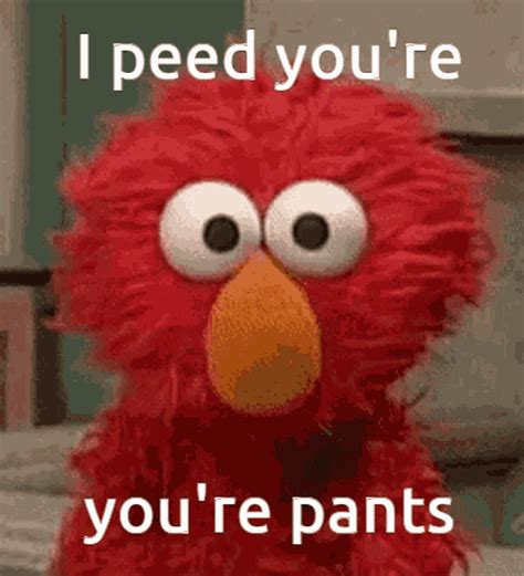 Elmo Peed GIF - Elmo Peed Pants - Discover & Share GIFs