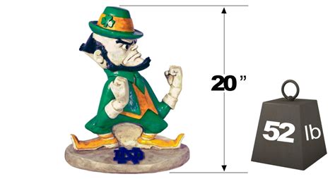 University of Notre Dame Leprechaun statue