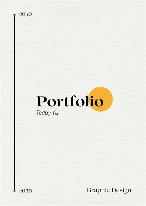 Portfolio Cover Page Design Ideas