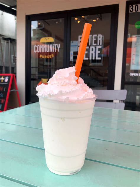 Celebration National Vanilla Milkshake Day at Community Burger (June 20 ...