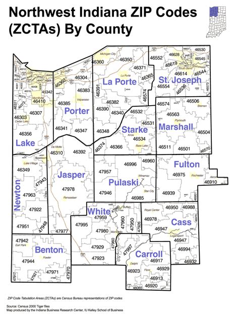 Northwest Indiana Zip Codes 2020-2022 - Fill and Sign Printable ...