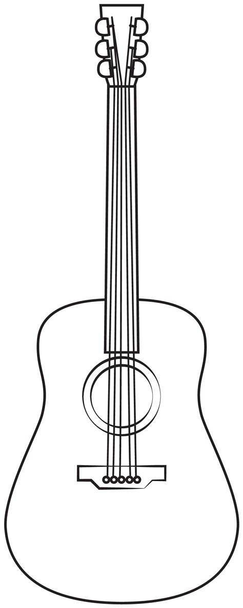 Guitar Printable Template | Free Printable Papercraft Templates