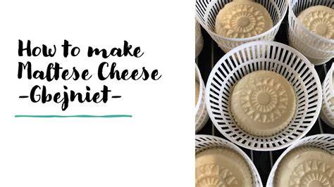 The Perfect Maltese Cheese recipe - Gbejniet - YouTube