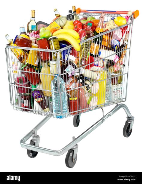 SHOPPING TROLLEY / GROCERY CART Stock Photo - Alamy