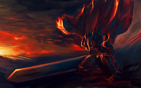 Epic Berserk HD Wallpaper - Fiery Battle Unleashed