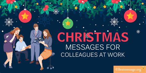 Christmas Messages for Colleagues at Work, Holiday Wishes