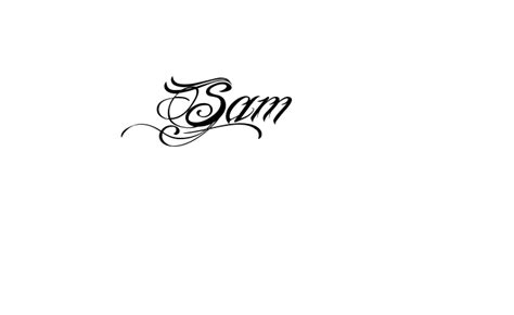 Sam name tattoo designs – Artofit